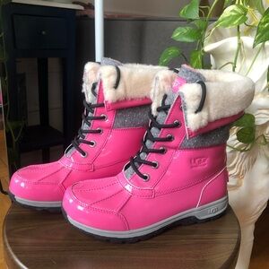 UGG SPARKLE HOT PINK GIRLY GIRL FUR BOOTS 💞